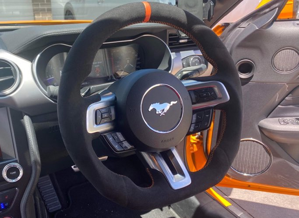 hello eximius mustang steering wheel custom. Design your own.