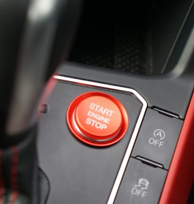 Volkswagen Engine Start/Stop Button Cover- By Eximius. Red GTI.