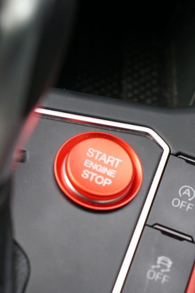 Volkswagen Engine Start/Stop Button Cover- By Eximius. Red GTI.