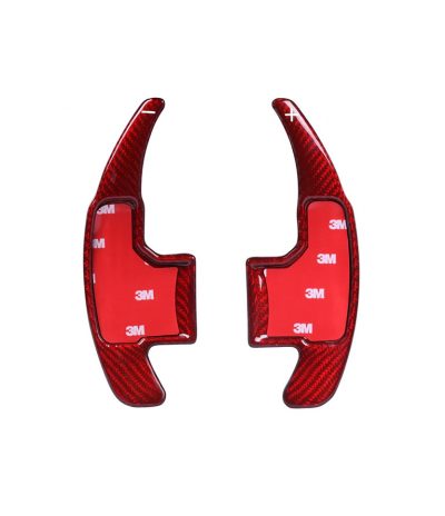 Mustang Paddle Shifters – Carbon Fiber (Red) - By Eximius.
